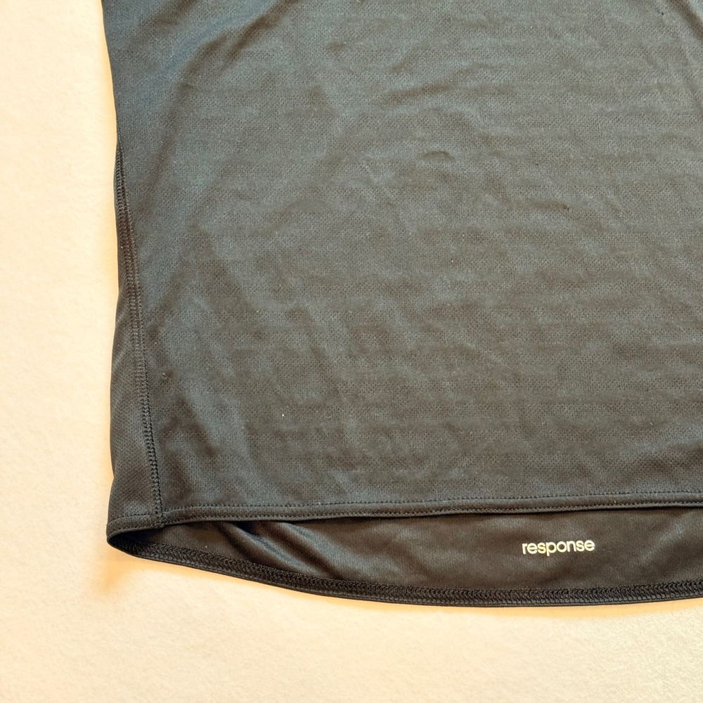 Adidas Response Climalite Running Shirt Mens Small Black Grey Athletic Tee Gym - Picture 12 of 16